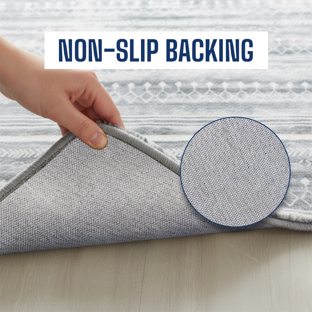 Muddy Mat® Greyline Washable Area Rugs for Living Room, Bedroom & Dini - Image 12