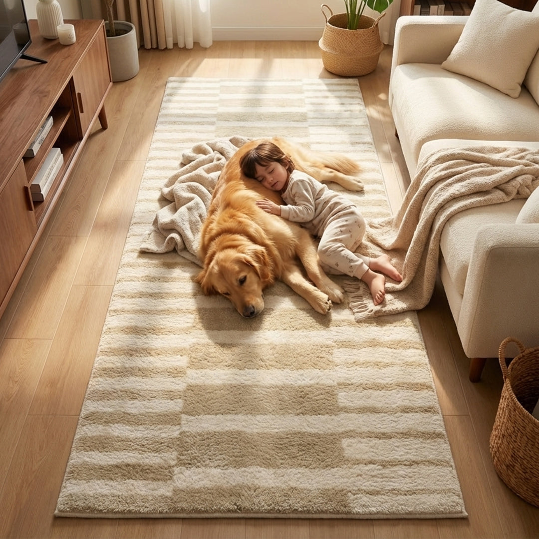Muddy Mat® Creamline Washable Area Rugs for Living Room, Bedroom & Din - Image 12