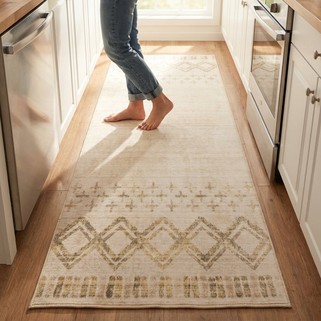 Muddy Mat® Tribal Washable Area Rugs for Living Room, Bedroom & Dining - Image 9