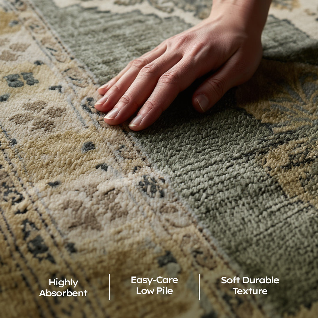 Muddy Mat® Monarch Washable Area Rugs for Living Room, Bedroom & Dinin - Image 9