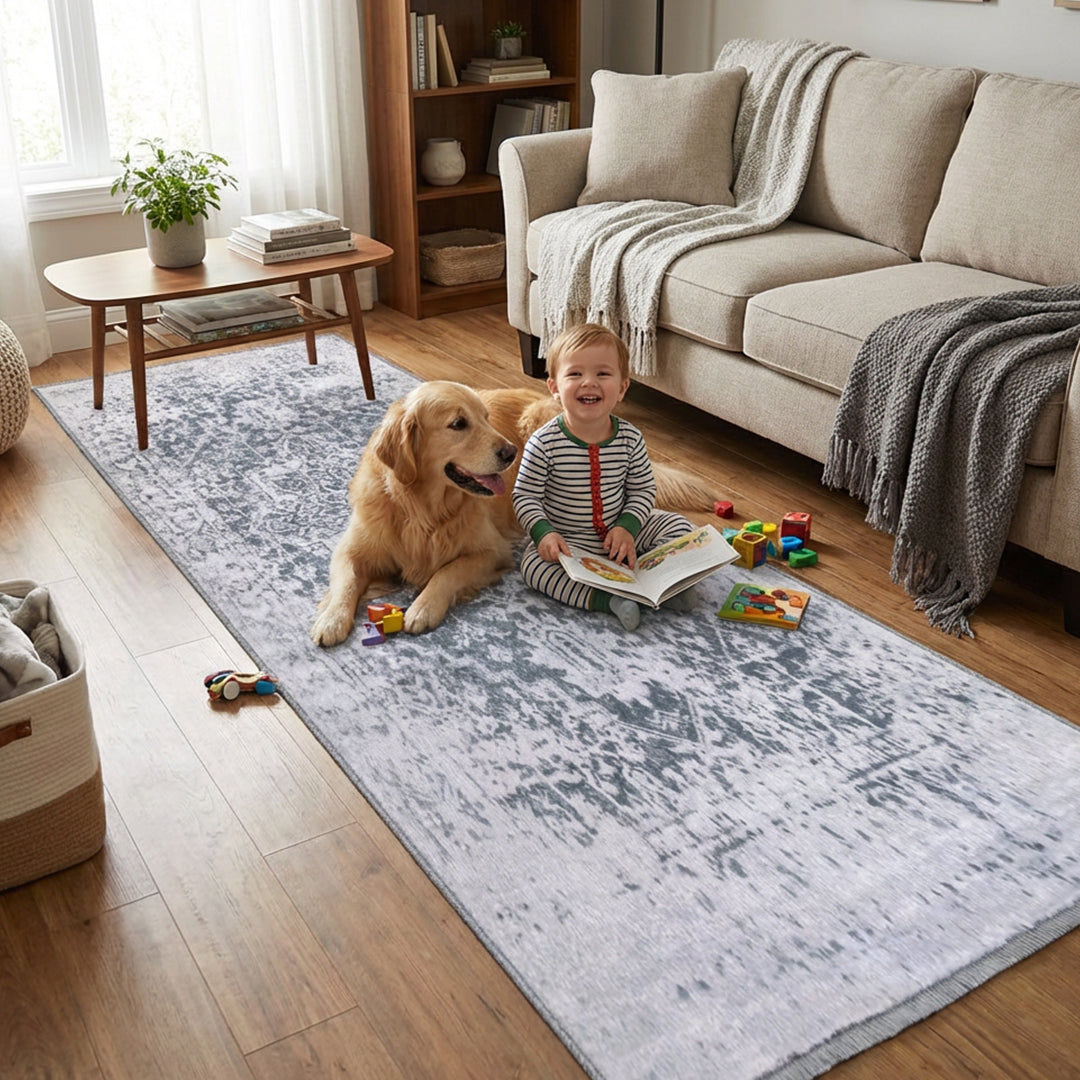 Muddy Mat® Frostbell Washable Area Rugs for Living Room, Bedroom & Din - Image 12