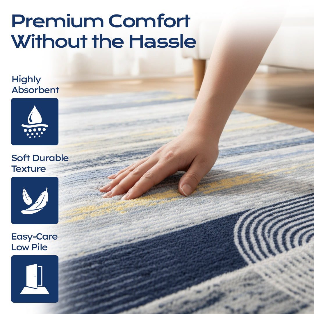 Muddy Mat® Horizon Washable Area Rugs for Living Room, Bedroom & Dinin - Image 13