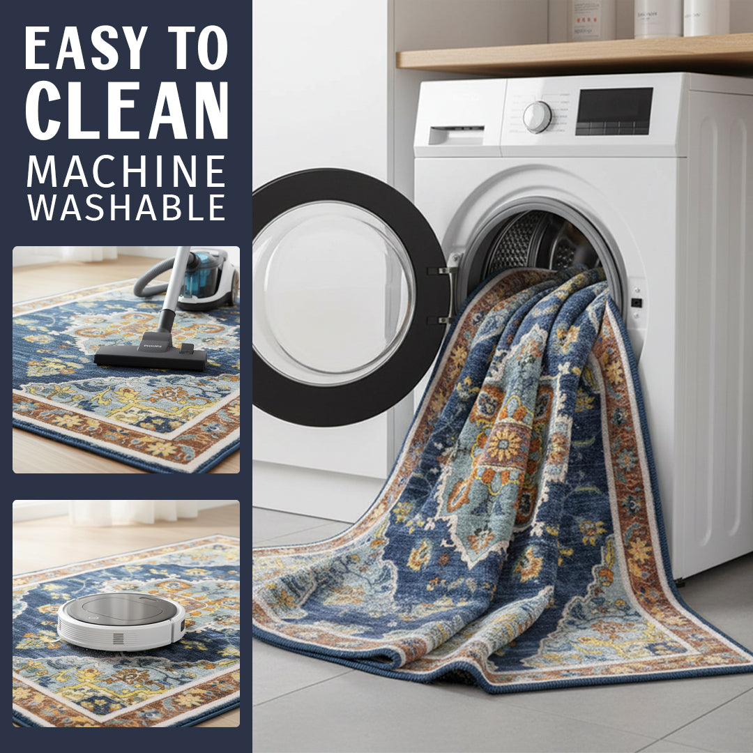 Muddy Mat® Mosaic Washable Area Rugs for Living Room, Bedroom & Dining - Image 9