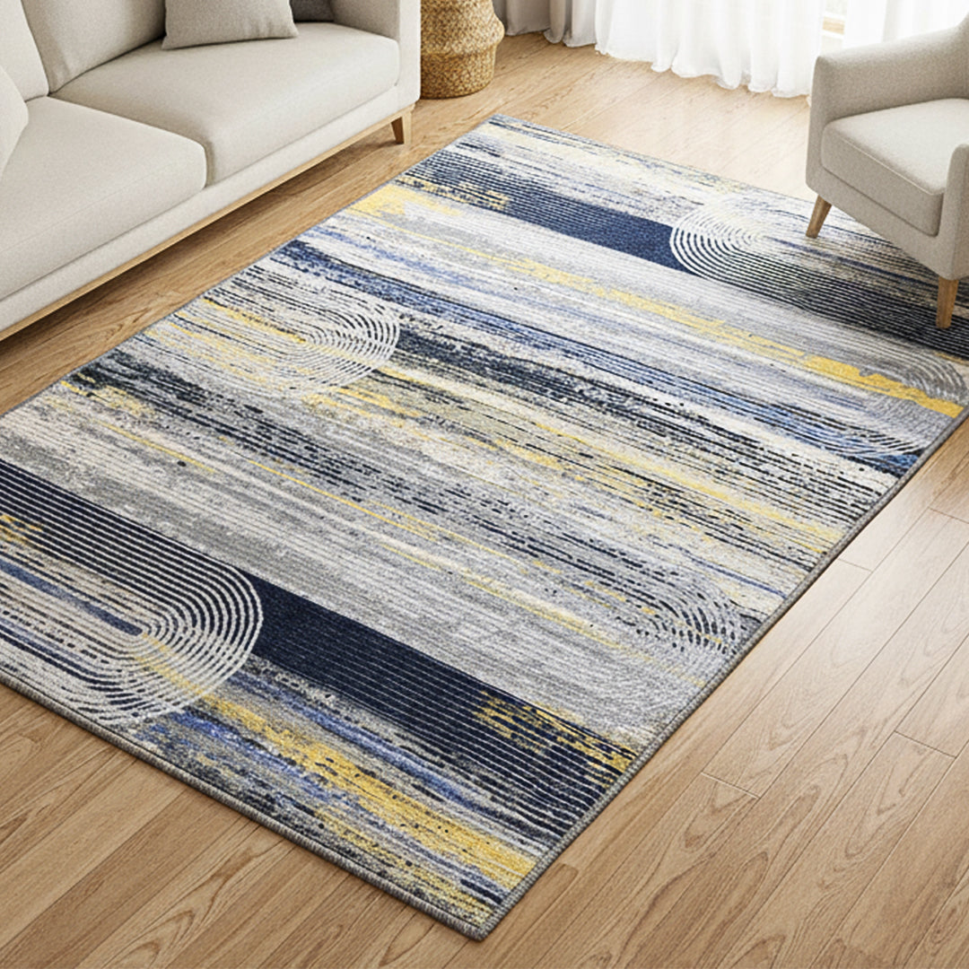 Muddy Mat® Horizon Washable Area Rugs for Living Room, Bedroom & Dinin