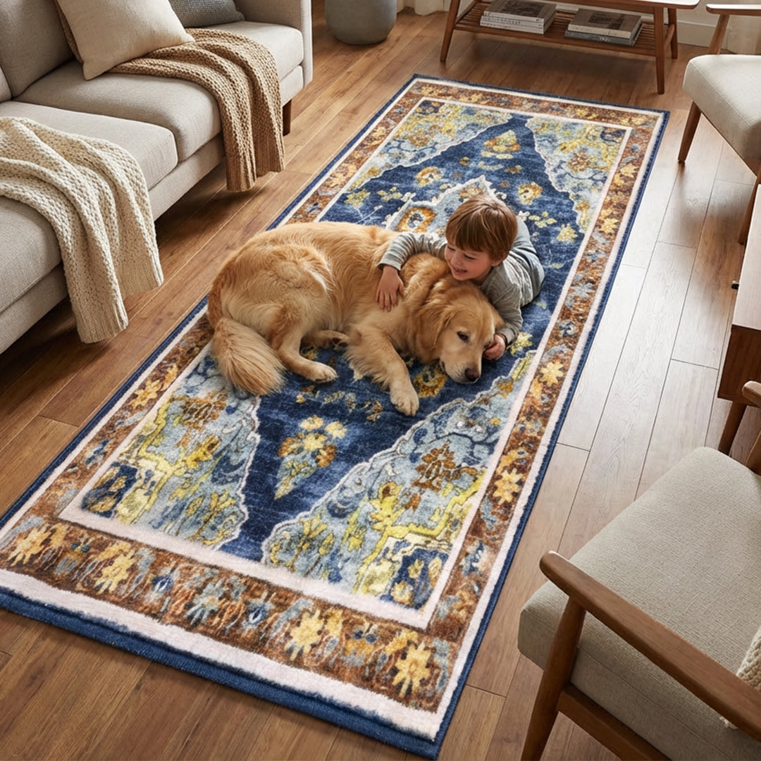 Muddy Mat® Mosaic Washable Area Rugs for Living Room, Bedroom & Dining - Image 12