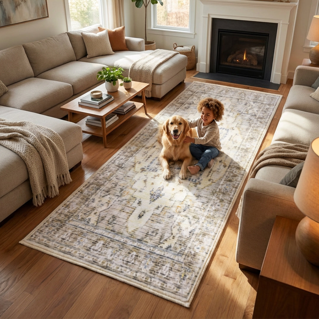 Muddy Mat® Tuscany Washable Area Rugs for Living Room, Bedroom & Dinin - Image 18