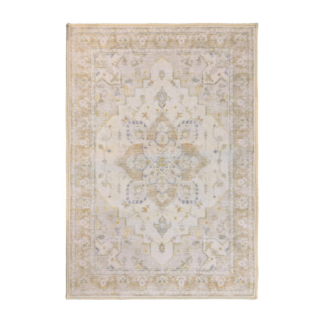 Muddy Mat® Champagne Washable Area Rugs for Living Room, Bedroom & Din - Image 2