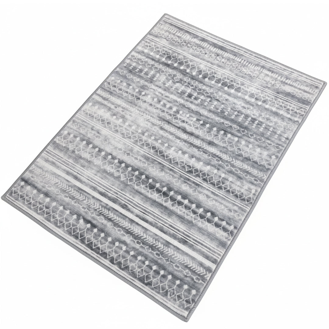 Muddy Mat® Greyline Washable Area Rugs for Living Room, Bedroom & Dini - Image 5