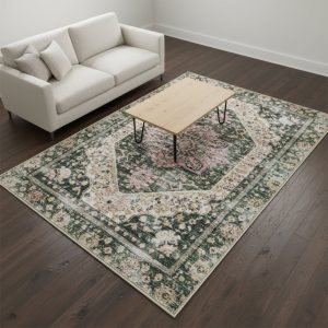 Muddy Mat® Eden Washable Area Rugs for Living Room, Bedroom & Dining R
