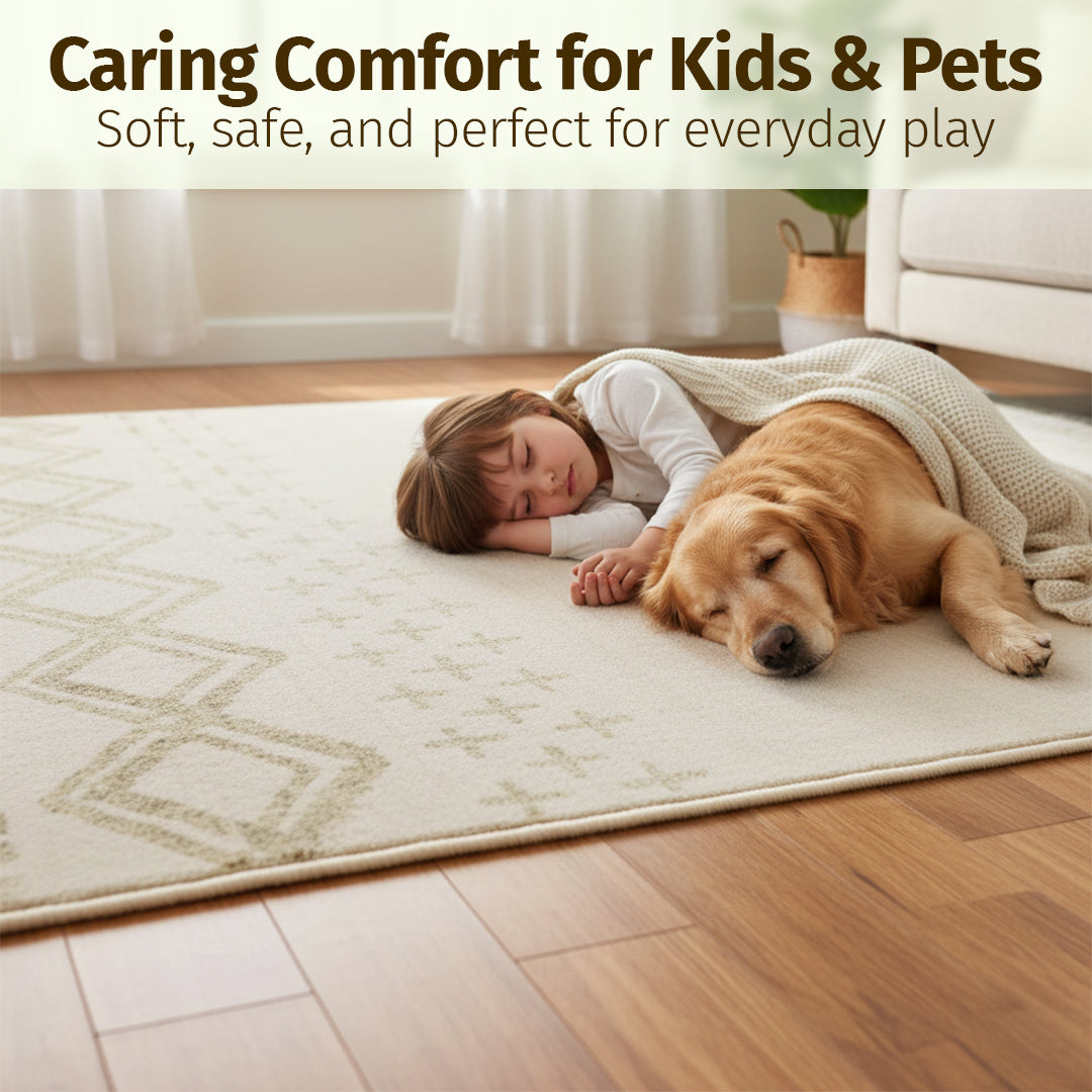 Muddy Mat® Tribal Washable Area Rugs for Living Room, Bedroom & Dining - Image 3