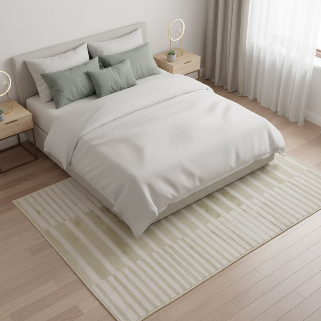 Muddy Mat® Creamline Washable Area Rugs for Living Room, Bedroom & Din - Image 5