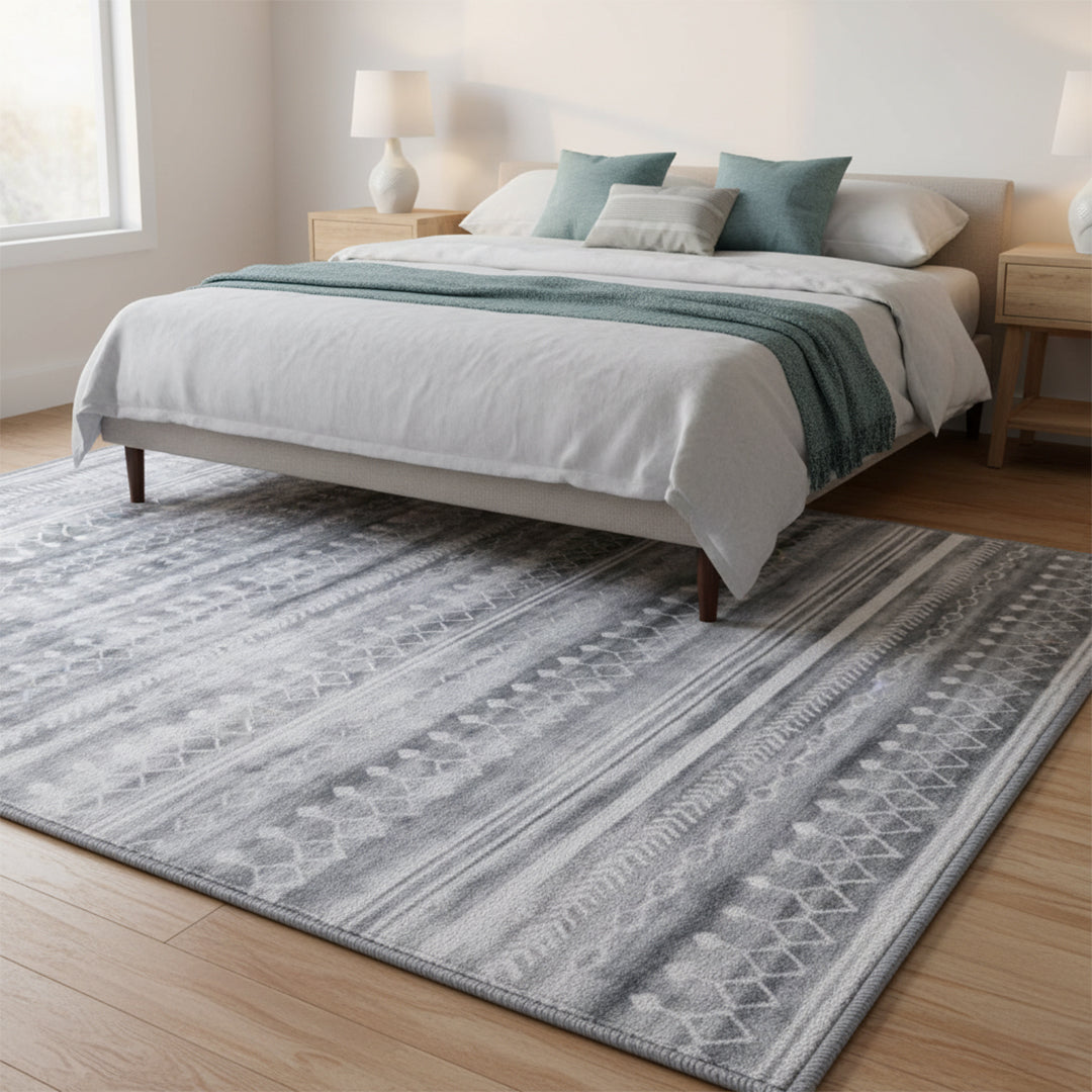 Muddy Mat® Greyline Washable Area Rugs for Living Room, Bedroom & Dini - Image 7