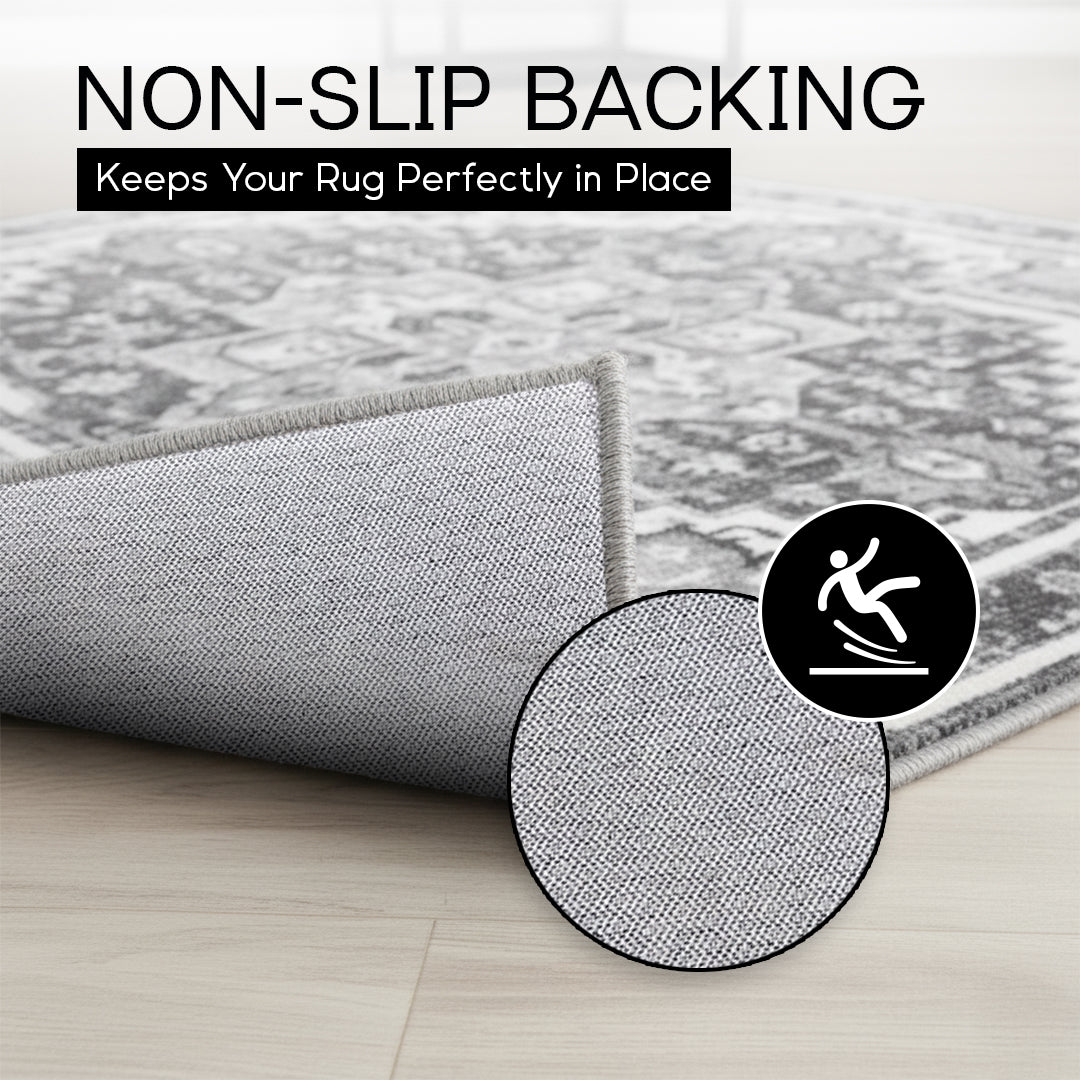 Muddy Mat® Onyx Washable Area Rugs for Living Room, Bedroom & Dining R - Image 9