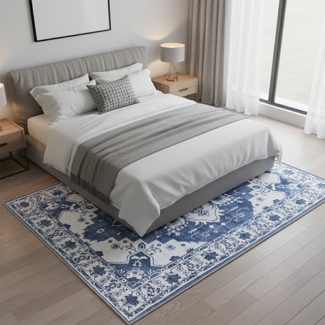 Muddy Mat® Navybell Washable Area Rugs for Living Room, Bedroom & Dini - Image 7