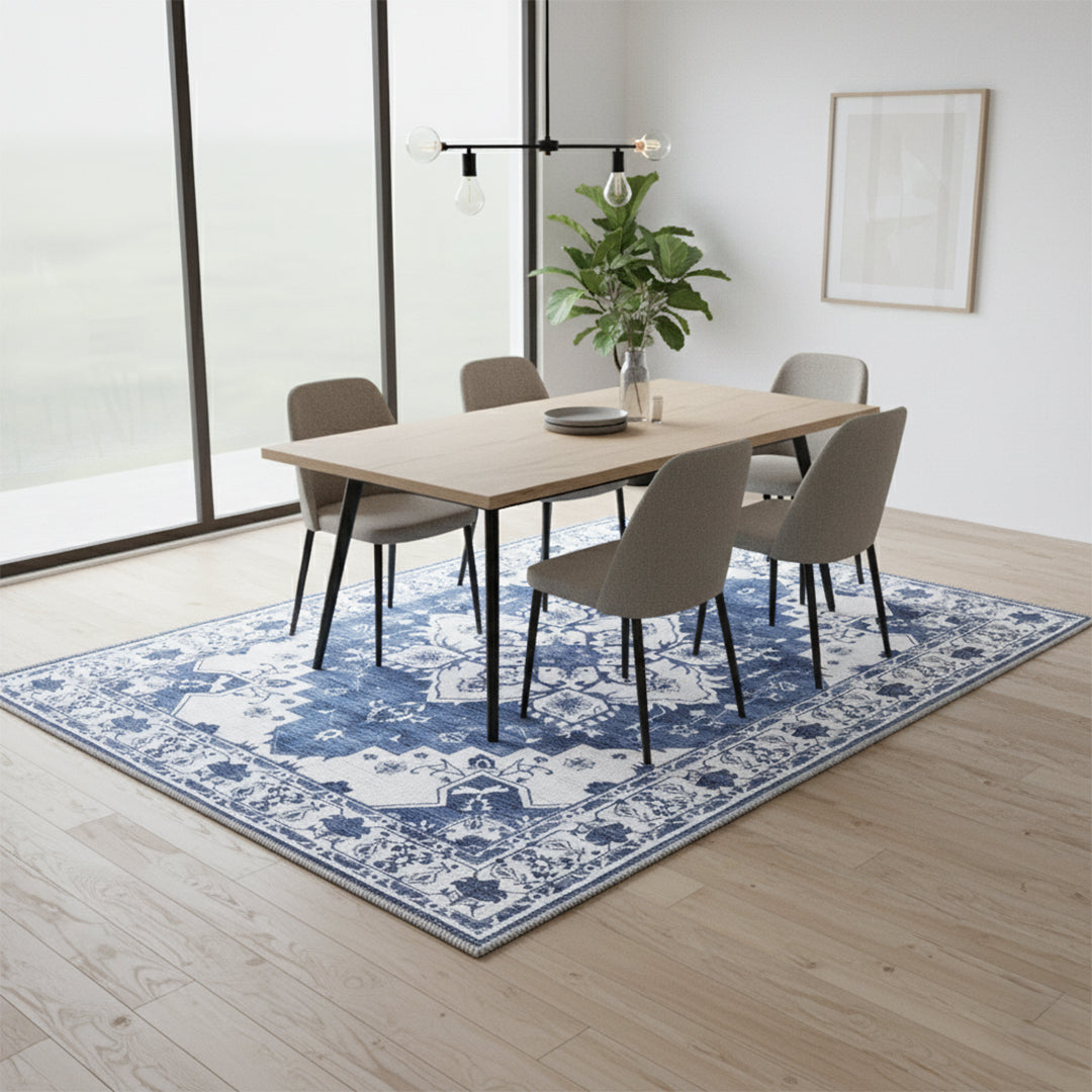 Muddy Mat® Navybell Washable Area Rugs for Living Room, Bedroom & Dini - Image 6