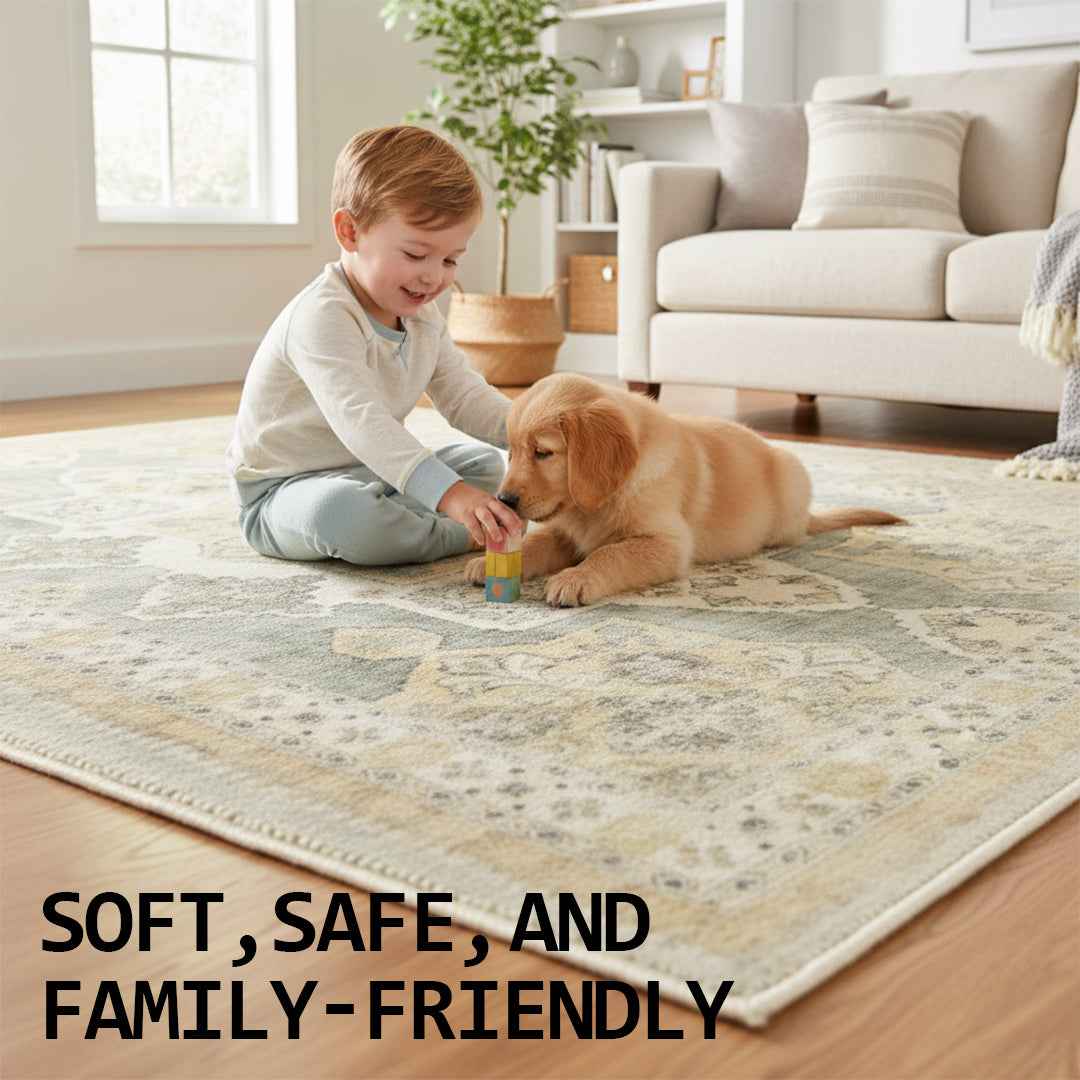 Muddy Mat® Monarch Washable Area Rugs for Living Room, Bedroom & Dinin - Image 7
