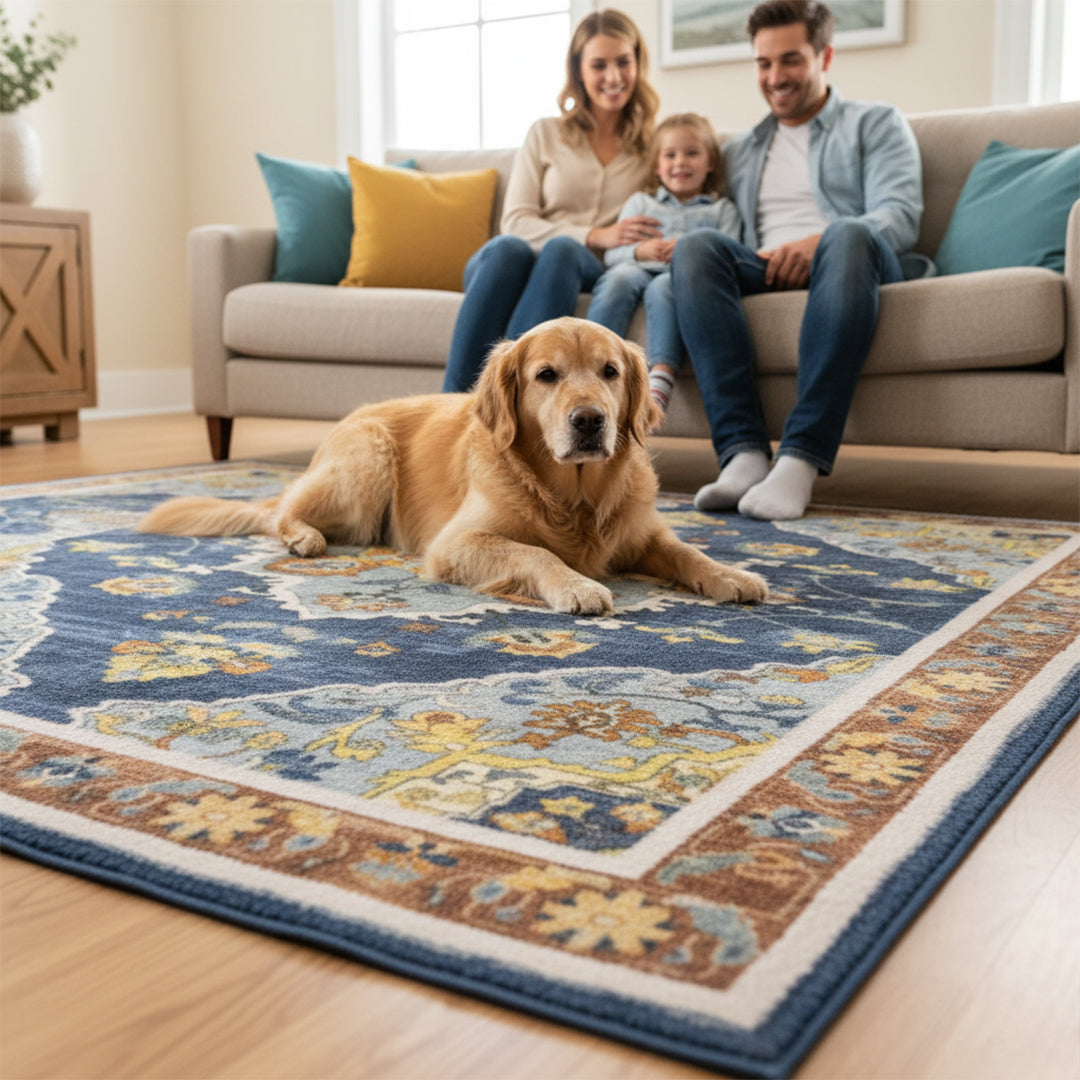 Muddy Mat® Mosaic Washable Area Rugs for Living Room, Bedroom & Dining - Image 7