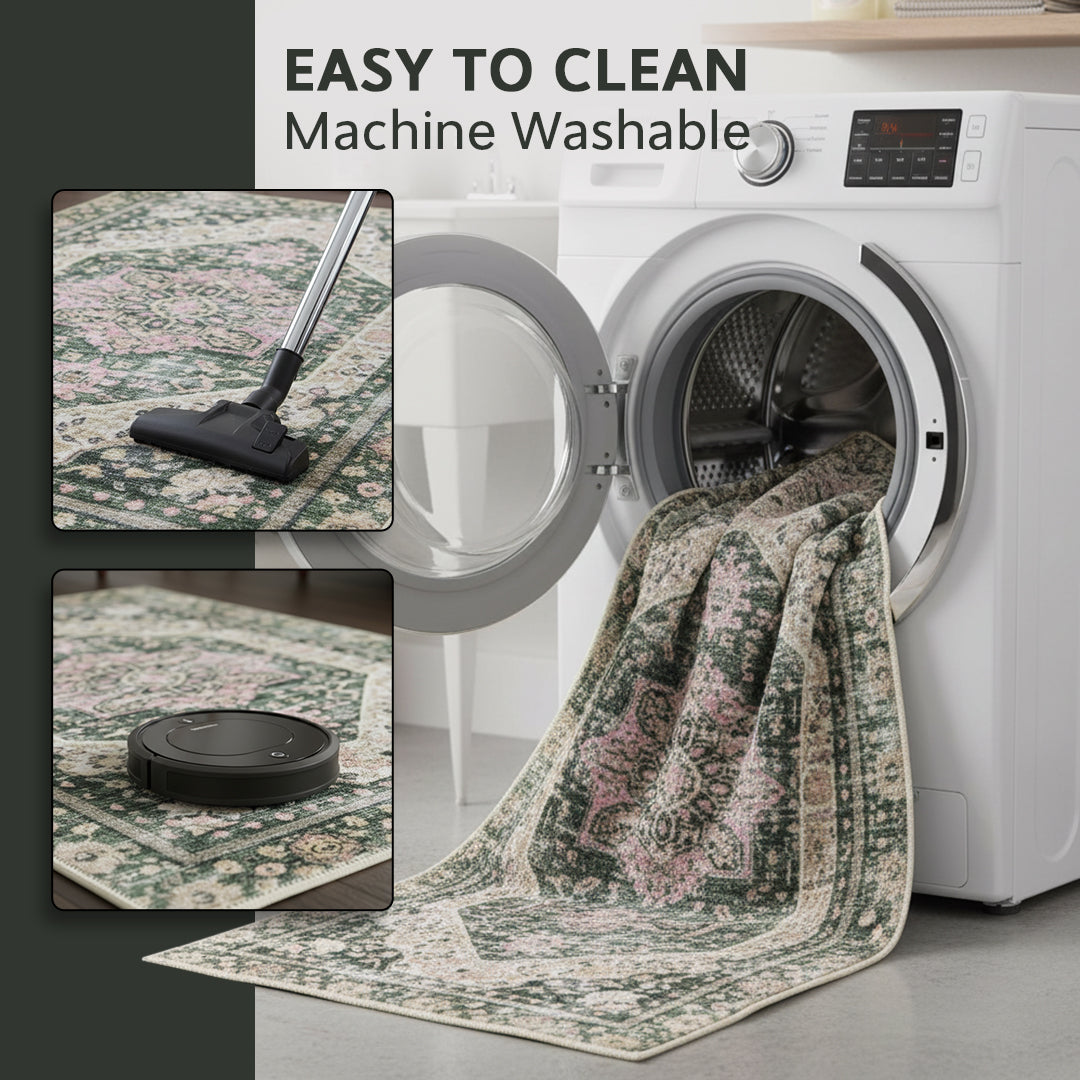 Muddy Mat® Eden Washable Area Rugs for Living Room, Bedroom & Dining R - Image 9