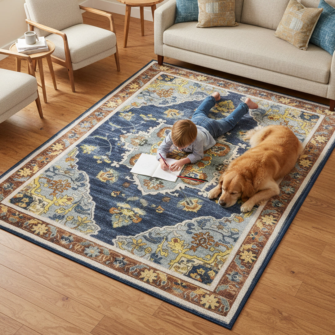 Muddy Mat® Mosaic Washable Area Rugs for Living Room, Bedroom & Dining - Image 6