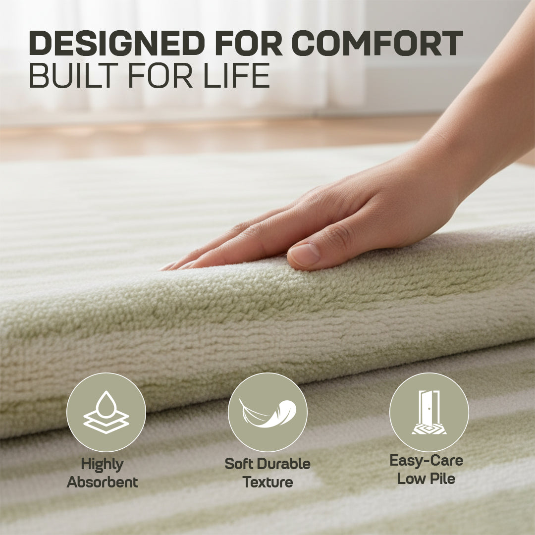 Muddy Mat® Creamline Washable Area Rugs for Living Room, Bedroom & Din - Image 10