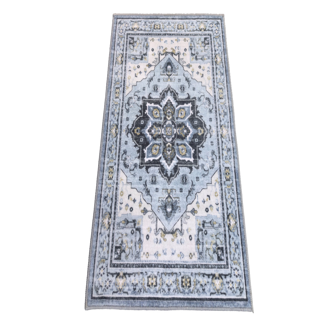 Muddy Mat® Azure Washable Area Rugs for Living Room, Bedroom & Dining - Image 9