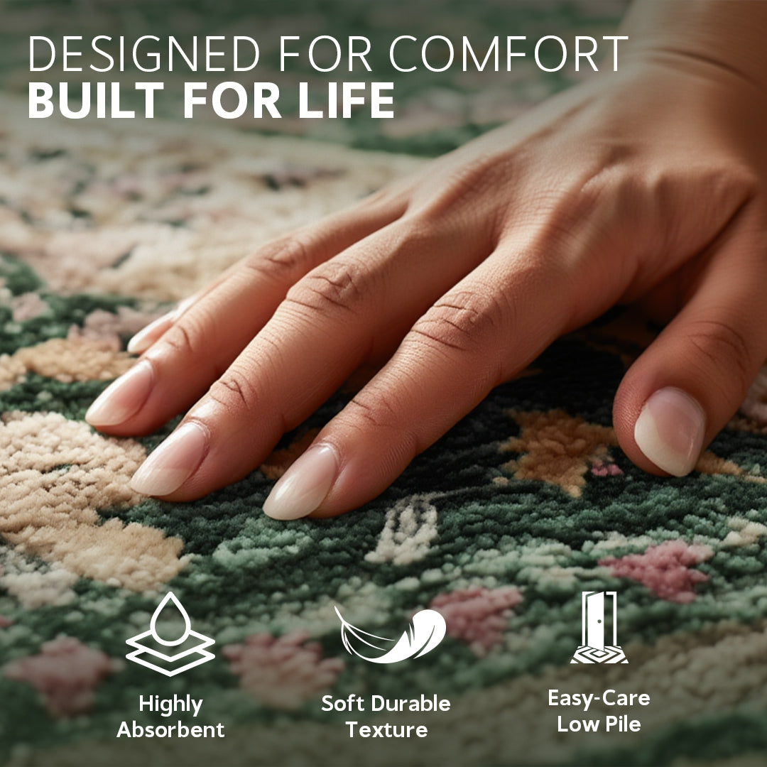 Muddy Mat® Eden Washable Area Rugs for Living Room, Bedroom & Dining R - Image 7