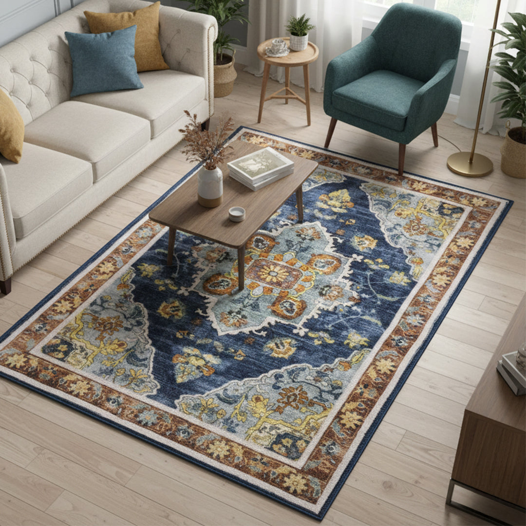 Muddy Mat® Mosaic Washable Area Rugs for Living Room, Bedroom & Dining - Image 11