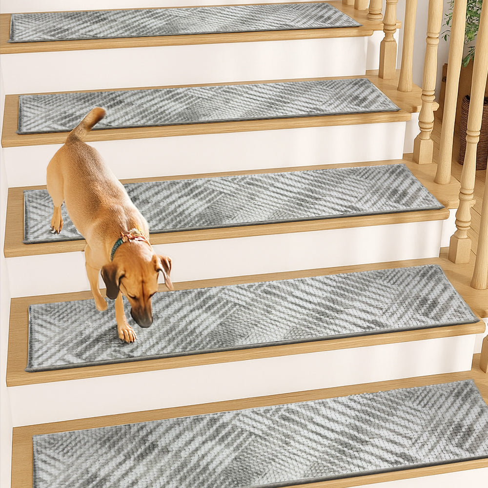 Muddy Mat® - Soft Chenille Stair Treads Non-Slip Reusable, Super Absor