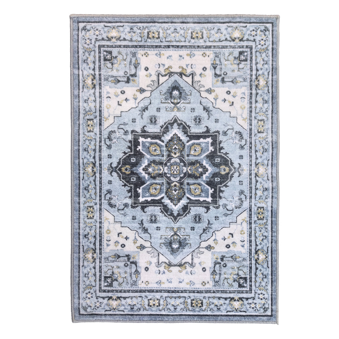 Muddy Mat® Azure Washable Area Rugs for Living Room, Bedroom & Dining - Image 2