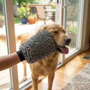 Muddy Mat® Dog Washing Gloves – Dual-Sided Pet Grooming Mitt with TPR